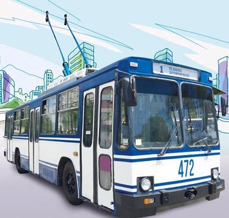 Запущено gps дані тролейбусних маршрутів Херсону січень 2017 року