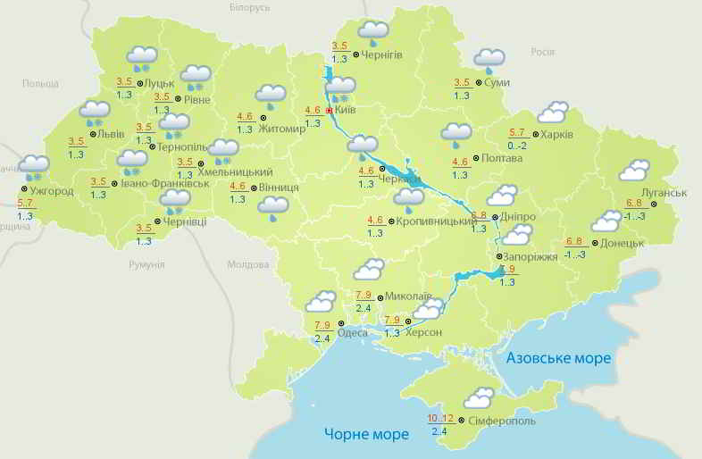 Синоптики рассказали когда в Украине пойдет снег