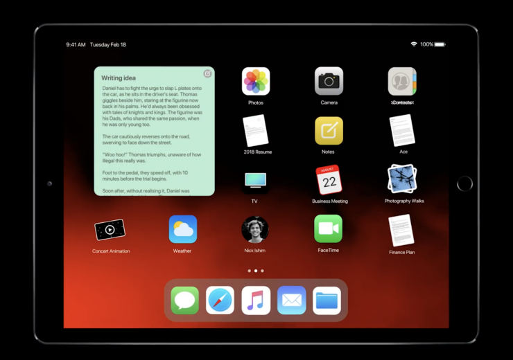 Как изменится рабочий стол iPad в iOS 13?