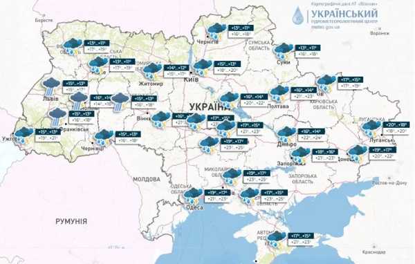 По всей Украине пройдут грозы - погода 11 июня
